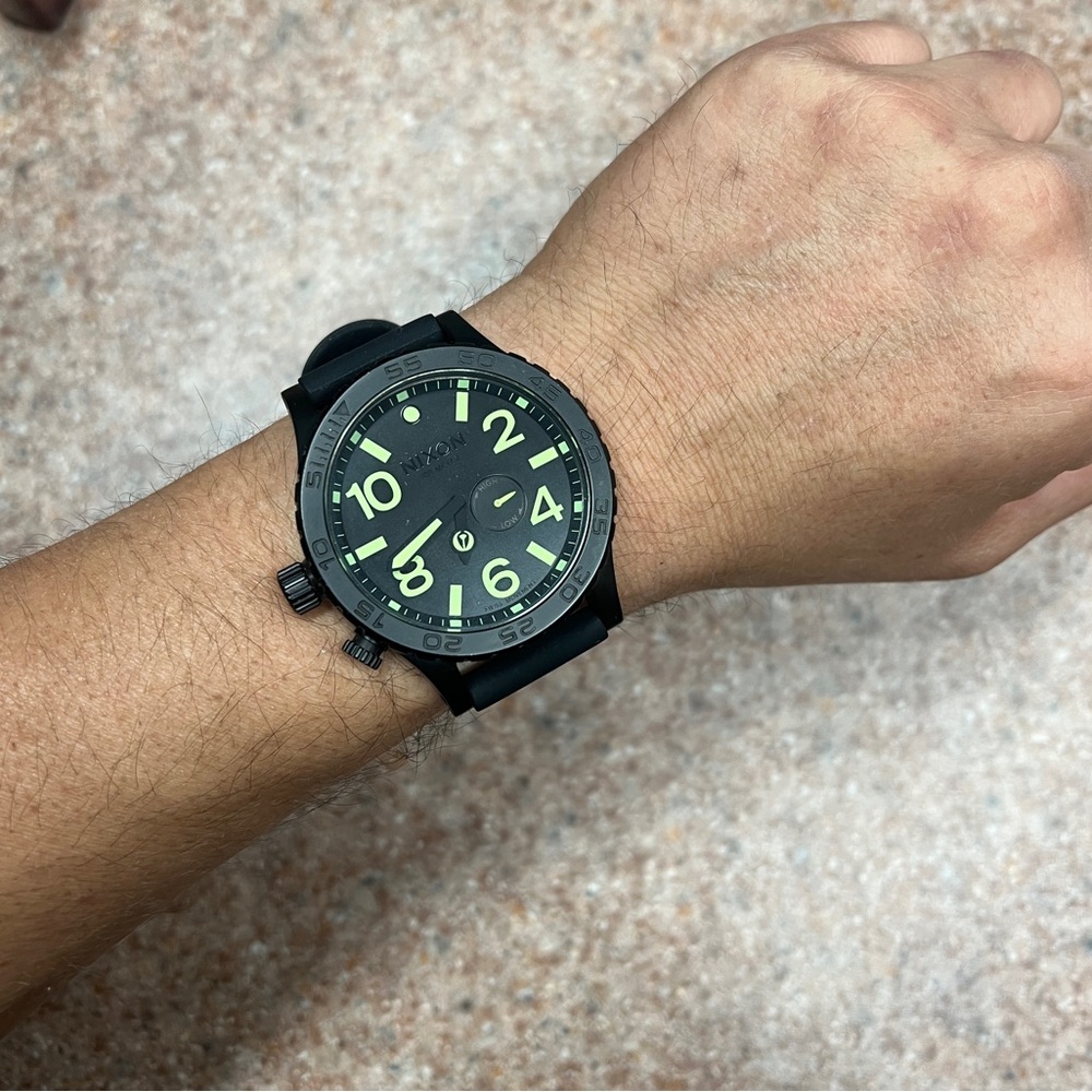 Nixon Black 51-30 tide Men's Watch